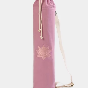 GOTS Organic Cotton Lotus Yoga Mat Bag